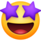 Star-Struck emoji on Facebook